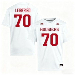 Austin Leibfried IU Mens #70 High School College Football Jerseys - White