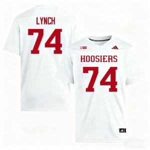 Bray Lynch Indiana University #74 Limited Mens College Football Jerseys - White