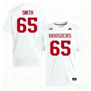 Carter Smith The Hoosier State College Football #65 Official Mens Jerseys - White