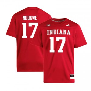 Daniel Ndukwe Indiana University Mens High School #17 College Football Jerseys - Crimson