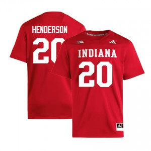 Dontrae Henderson The Hoosier State Limited #20 College Football Men Jersey - Crimson