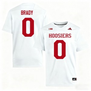 Jonathan Brady IU Game #0 College Football Men Jersey - White