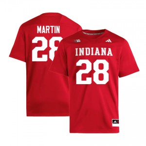Khobie Martin IU #28 College Football Official Men Jerseys - Crimson