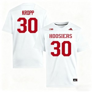 Kyler Kropp IU Mens College Football Replica #30 Jersey - White
