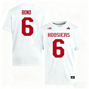 LeBron Bond IU Alumni College Football Mens #6 Jerseys - White