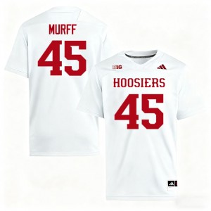Lincoln Murff IU #45 Embroidery College Football Men Jersey - White