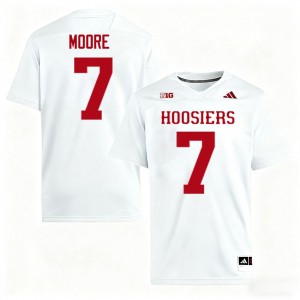 Louis Moore Indiana Hoosiers #7 College Football Mens Stitched Jerseys - White