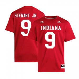 Seaonta Stewart Jr. The Hoosier State College Football Official #9 Mens Jersey - Crimson