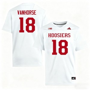 Solomon Vanhorse Indiana Men NCAA #18 College Football Jerseys - White