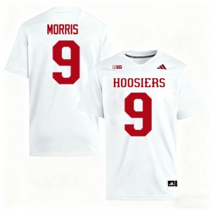Tyler Morris University of Indiana #9 College Football Limited Mens Jersey - White