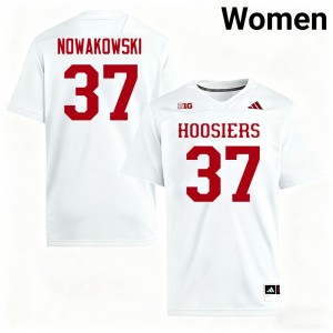 Riley Nowakowski The Hoosier State Women's #37 College Football Game Jersey - White