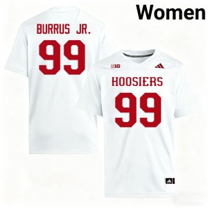 Tyrone Burrus Jr. IU Women 2025-26 College Football #99 Jersey - White