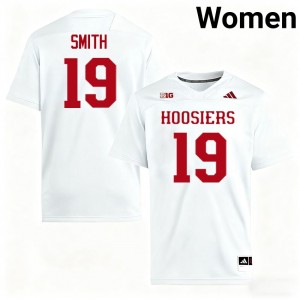 Zacharey Smith Indiana Women College Football #19 2025-26 Jerseys - White