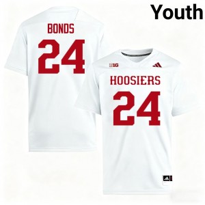 Bryson Bonds Indiana Hoosiers Alumni #24 Youth College Football Jerseys - White