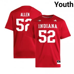 Clayton Allen Indiana University #52 Replica College Football Youth Jerseys - Crimson