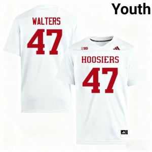 Finn Walters Indiana Hoosiers College Football High School #47 Youth Jersey - White