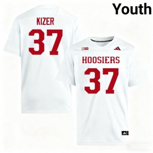 Heath Kizer Indiana Youth College Football Replica #37 Jersey - White