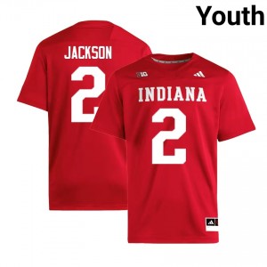 Makai Jackson Indiana Hoosiers Youth Alumni #2 College Football Jersey - Crimson