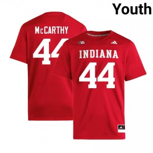 Mitch McCarthy The Hoosier State #44 High School College Football Youth Jerseys - Crimson