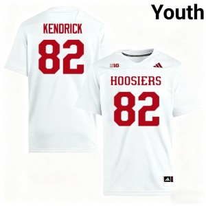 Myles Kendrick IU Youth College Football #82 Replica Jerseys - White