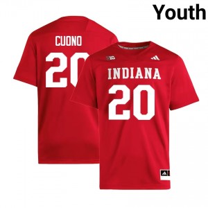 Sean Cuono Indiana Hoosiers Youth College Football 2025-26 #20 Jersey - Crimson