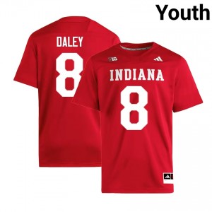 Stephen Daley Indiana Hoosiers #8 College Football Alumni Youth Jersey - Crimson